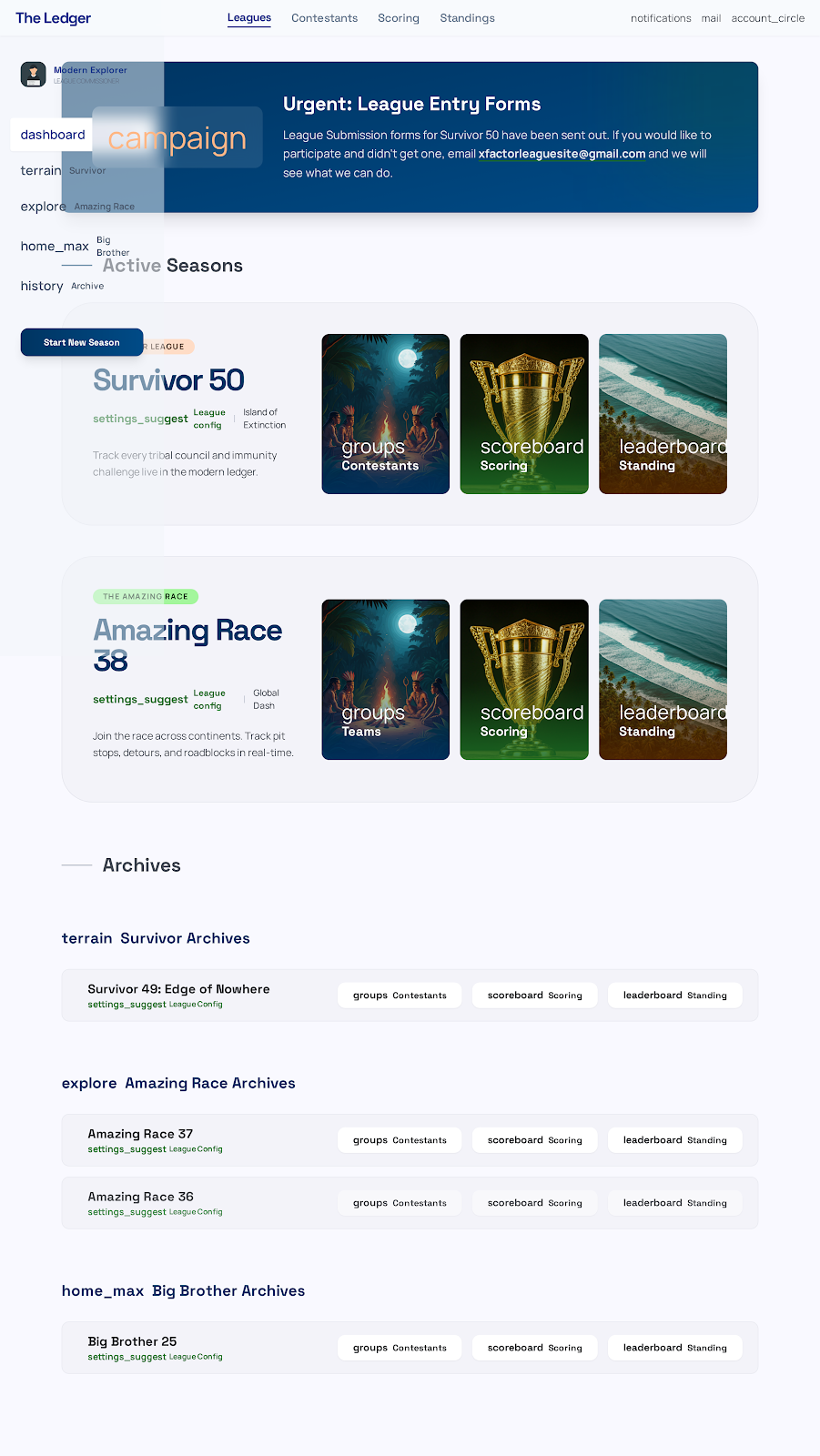 First take with Google Stitch.